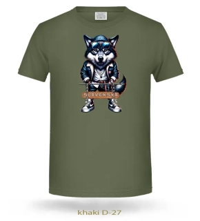 Tričká detské VLK ČAU KÁMO SLOVENSKO